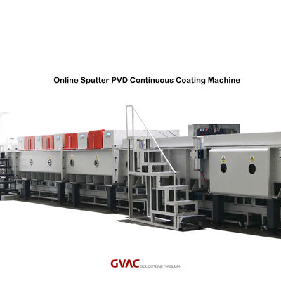 qualità  Reflect Glass PVD Coating Machine Low E Glass Vacuum Magnetron Sputtering fabbrica