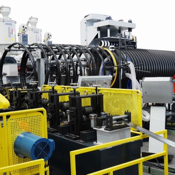 Struttura a spirale ondulata di millimetro 800Mpa della macchina 3000 dell'estrusione del tubo del doppio strato dell'HDPE