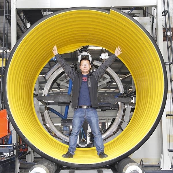 ASTM F2435 ondulati convogliano la linea di produzione norma ISO di 3000mm CSA