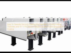 Macchina per rivestimento sottovuoto facile da usare con spessore del rivestimento di 0,1-5μm e grado di vuoto di 10^-3 Pa per rivestimento per evaporazione di alluminio